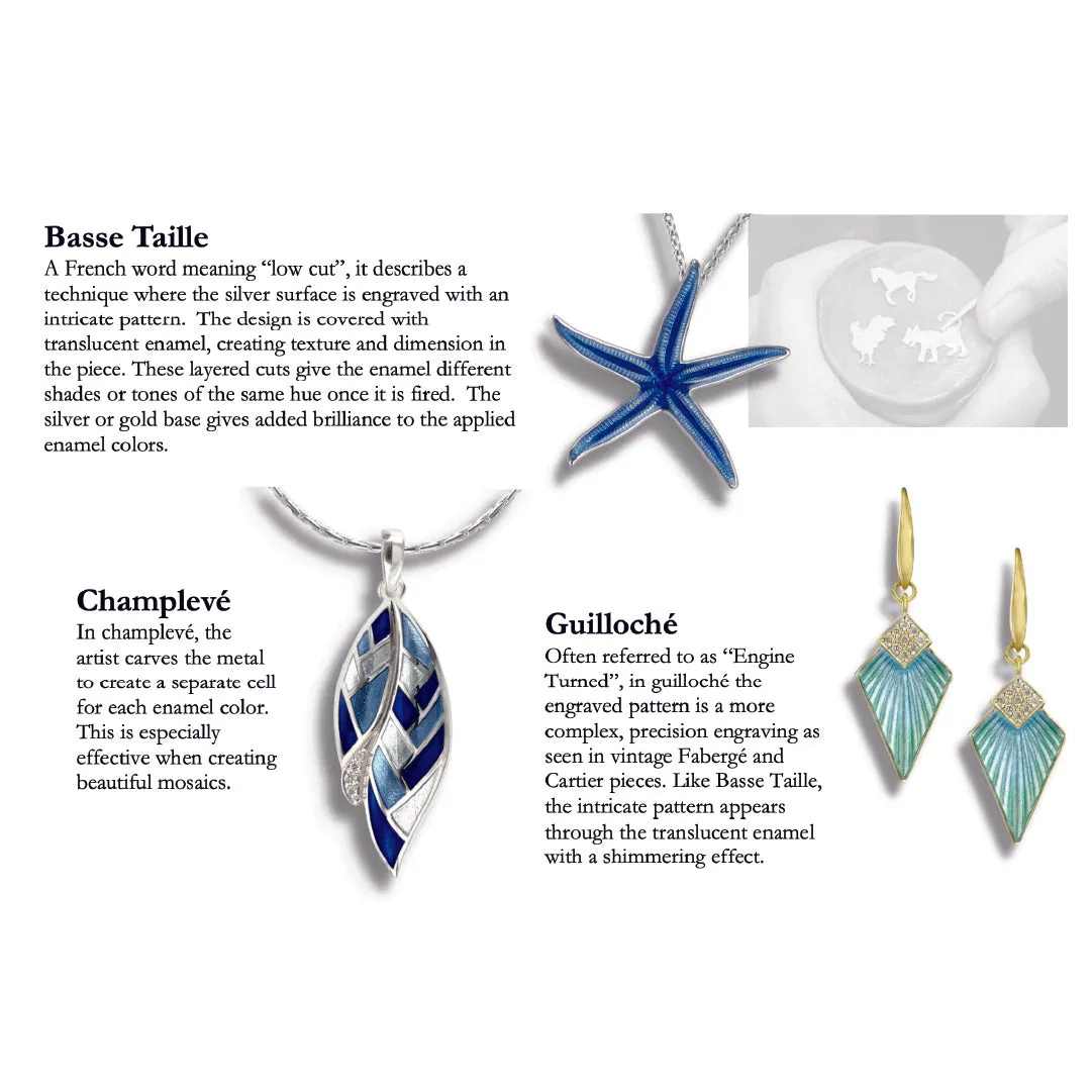 Deep Blue Petals Rhodium Plated 925 White Shine Center Rings