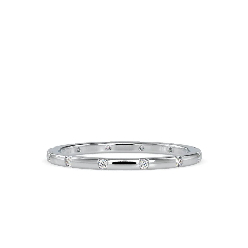DiamondAura Flush Gold Band