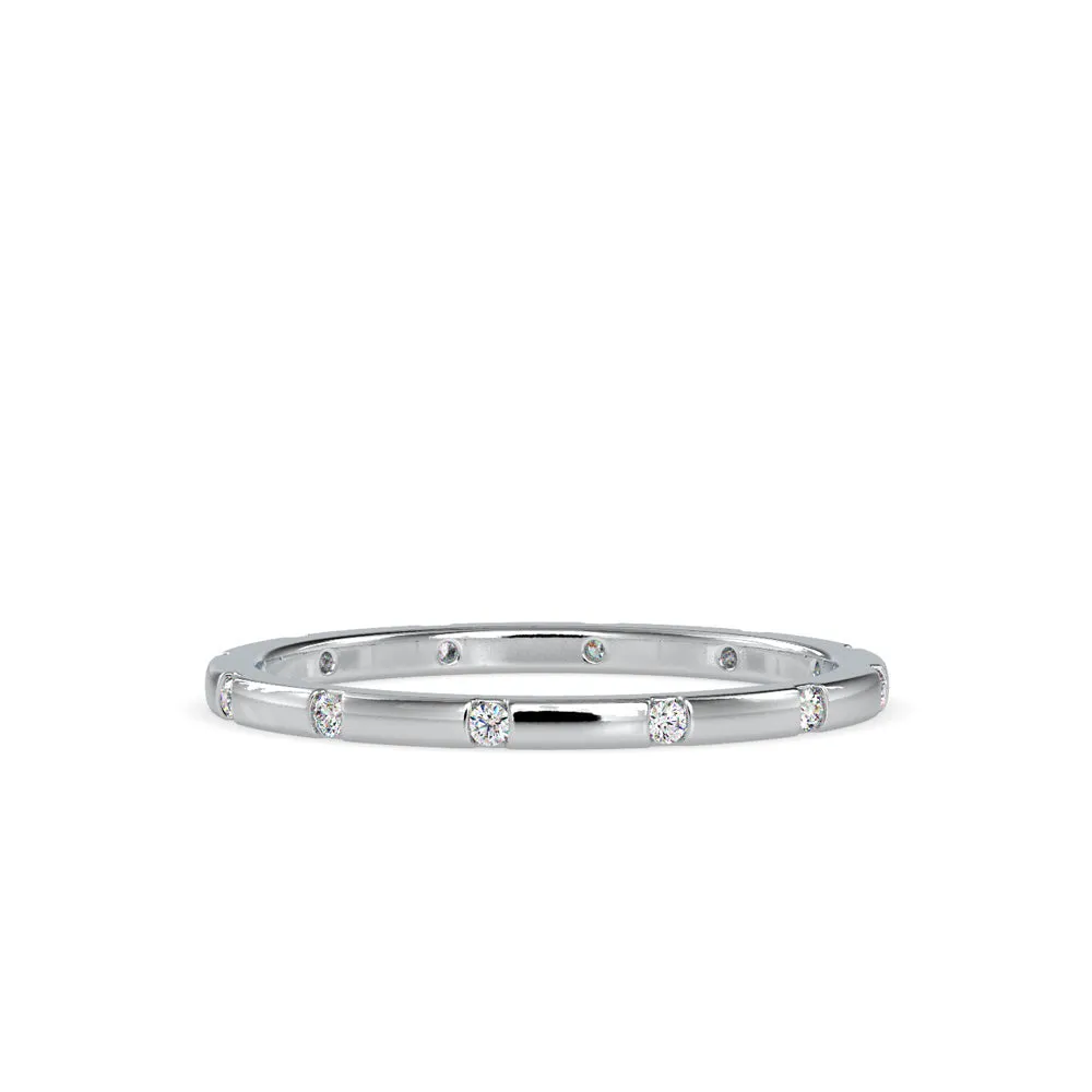 DiamondAura Flush Gold Band