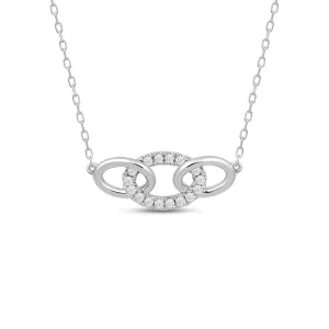East West Oval Link Necklace