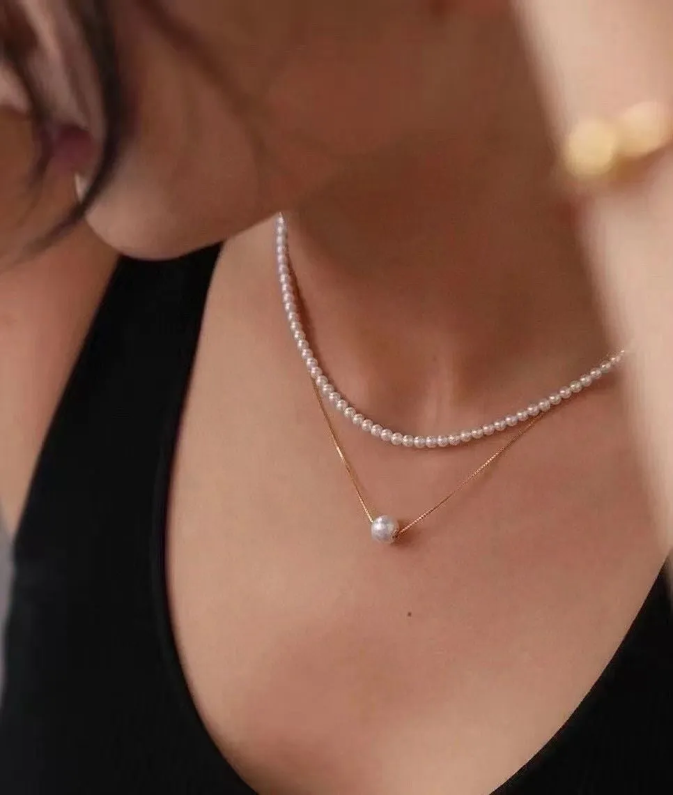 Elegant Baby Pearl Necklace