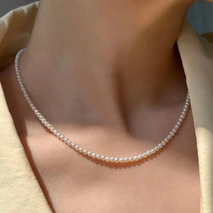 Elegant Baby Pearl Necklace