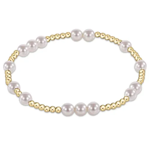 ENewton Extends hope unwritten bead bracelet - pearl