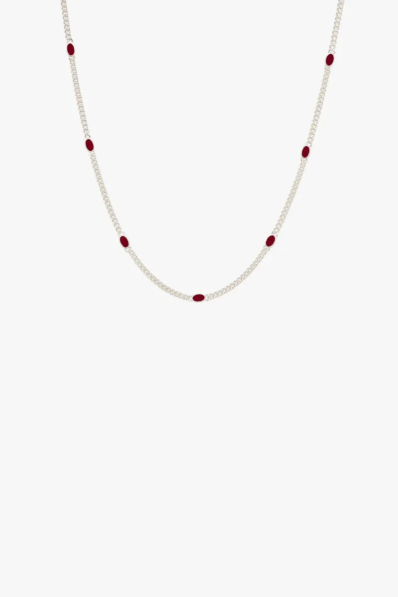 Eternal Amour Necklace Silver