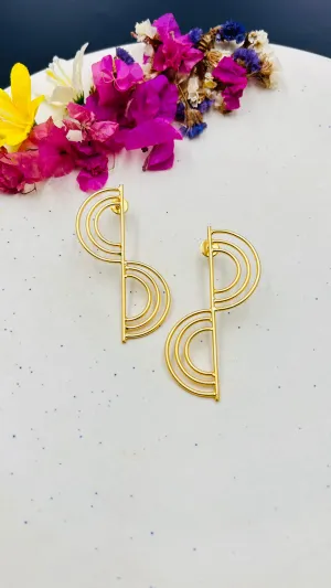Evelyn Two Halves Dangler Earrings