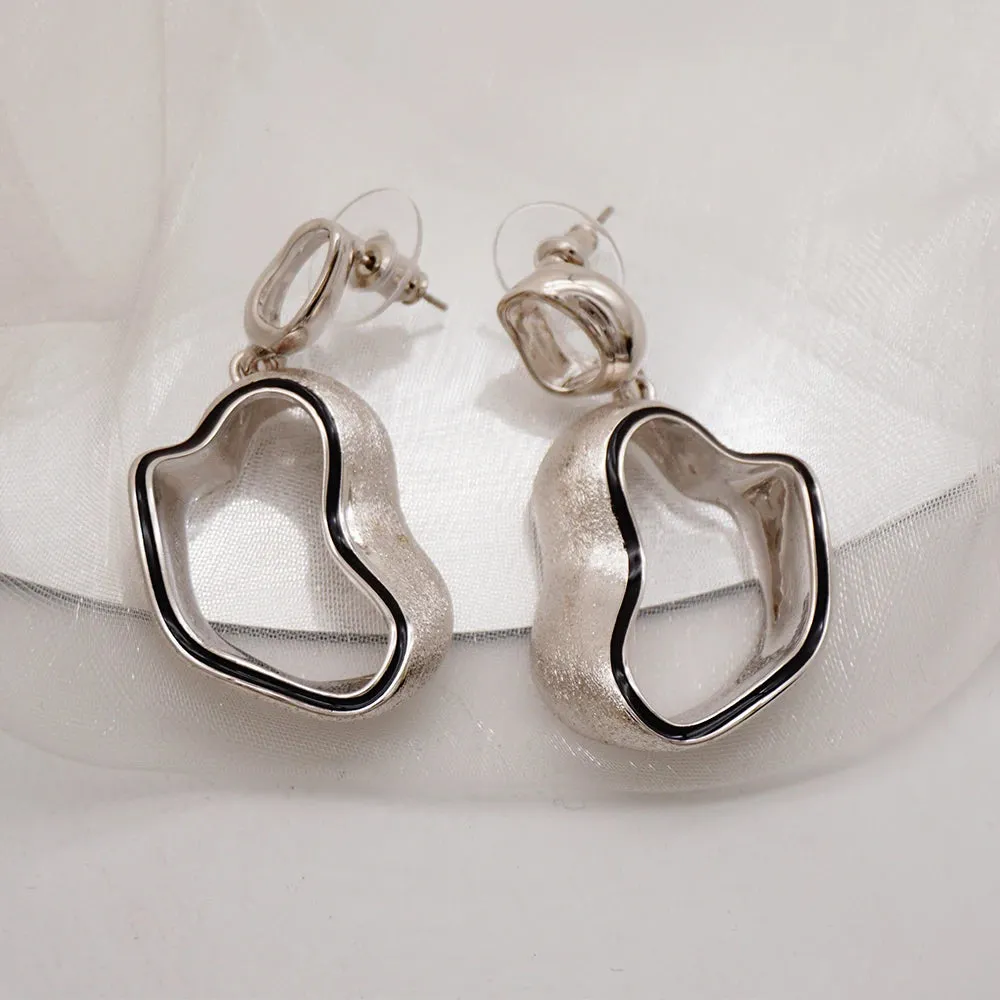 Fashion Ladies Earring Exquisite Luxurious Style Geometric Shaped Spring Customize Earring