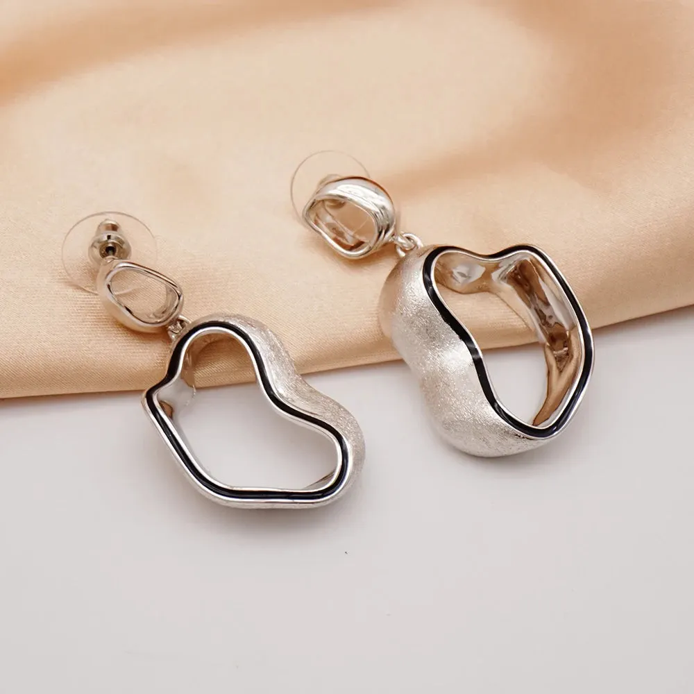 Fashion Ladies Earring Exquisite Luxurious Style Geometric Shaped Spring Customize Earring