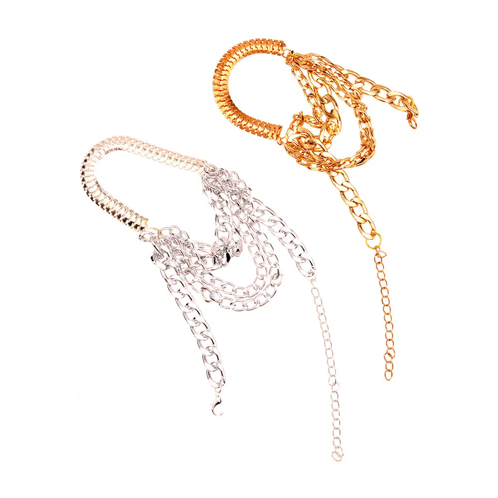 Fashion Multi-layer Chain High Heel Shoe Simple Foot Ankle  Anklet