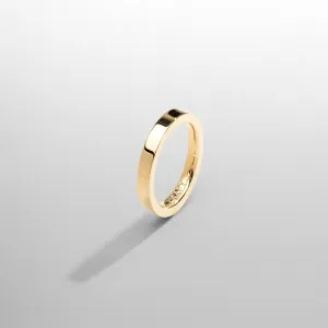 Flat Band Ring (Gold) 3mm