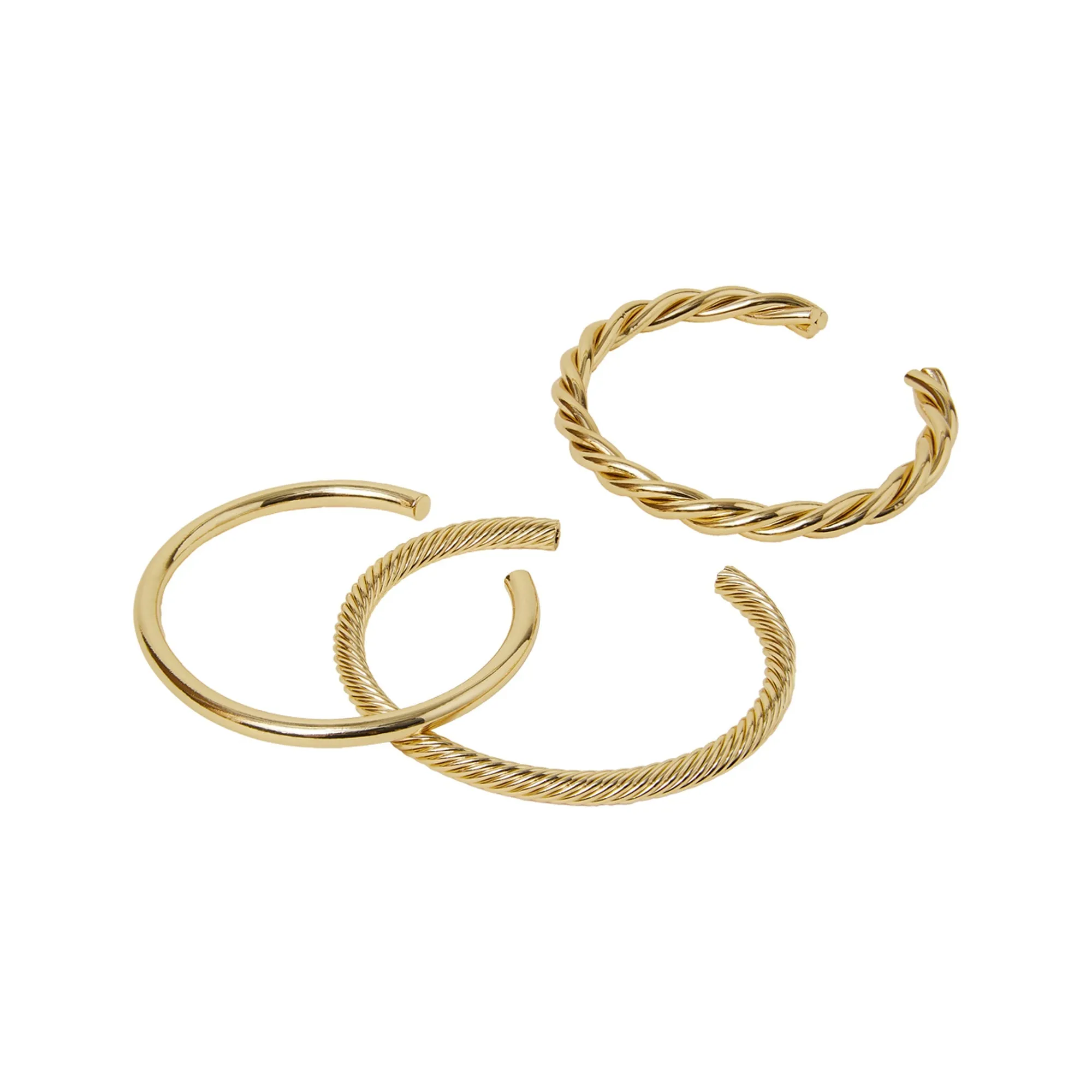 Gold Twisted Bangles