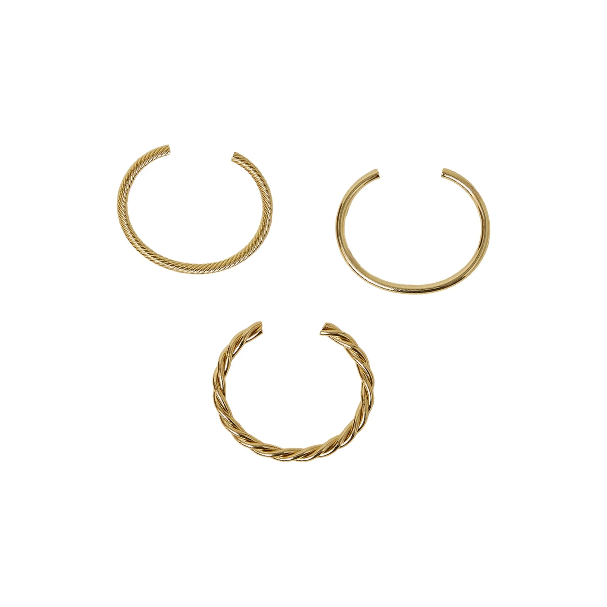 Gold Twisted Bangles