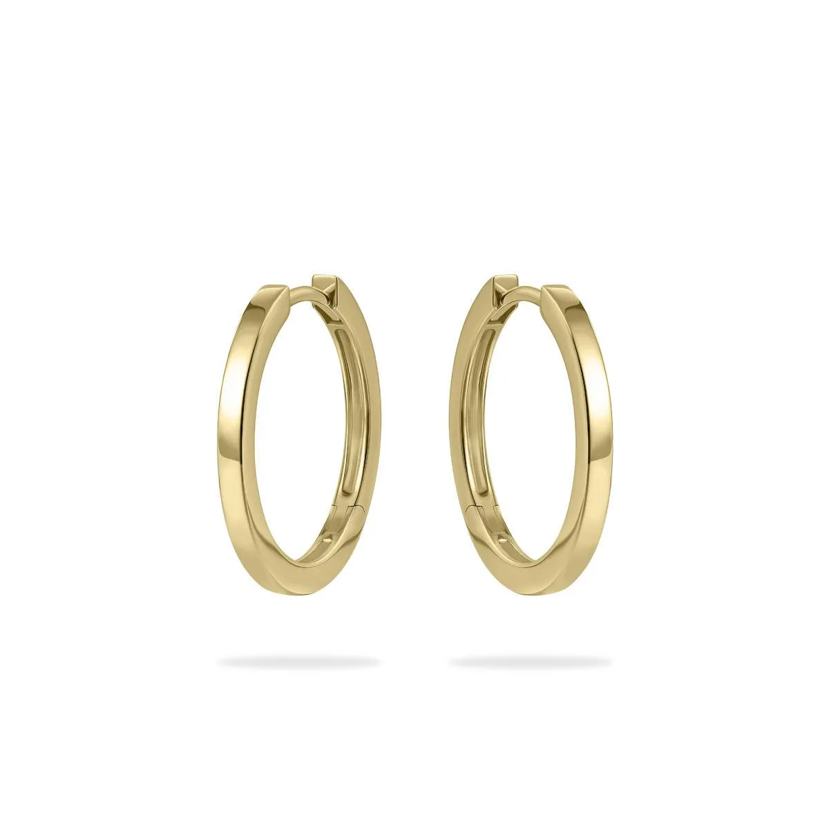 Gold Vermeil Sterling Silver 2cm Polished Hoop Earrings