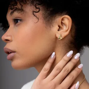 Golden Nugget Earrings | 9ct Gold