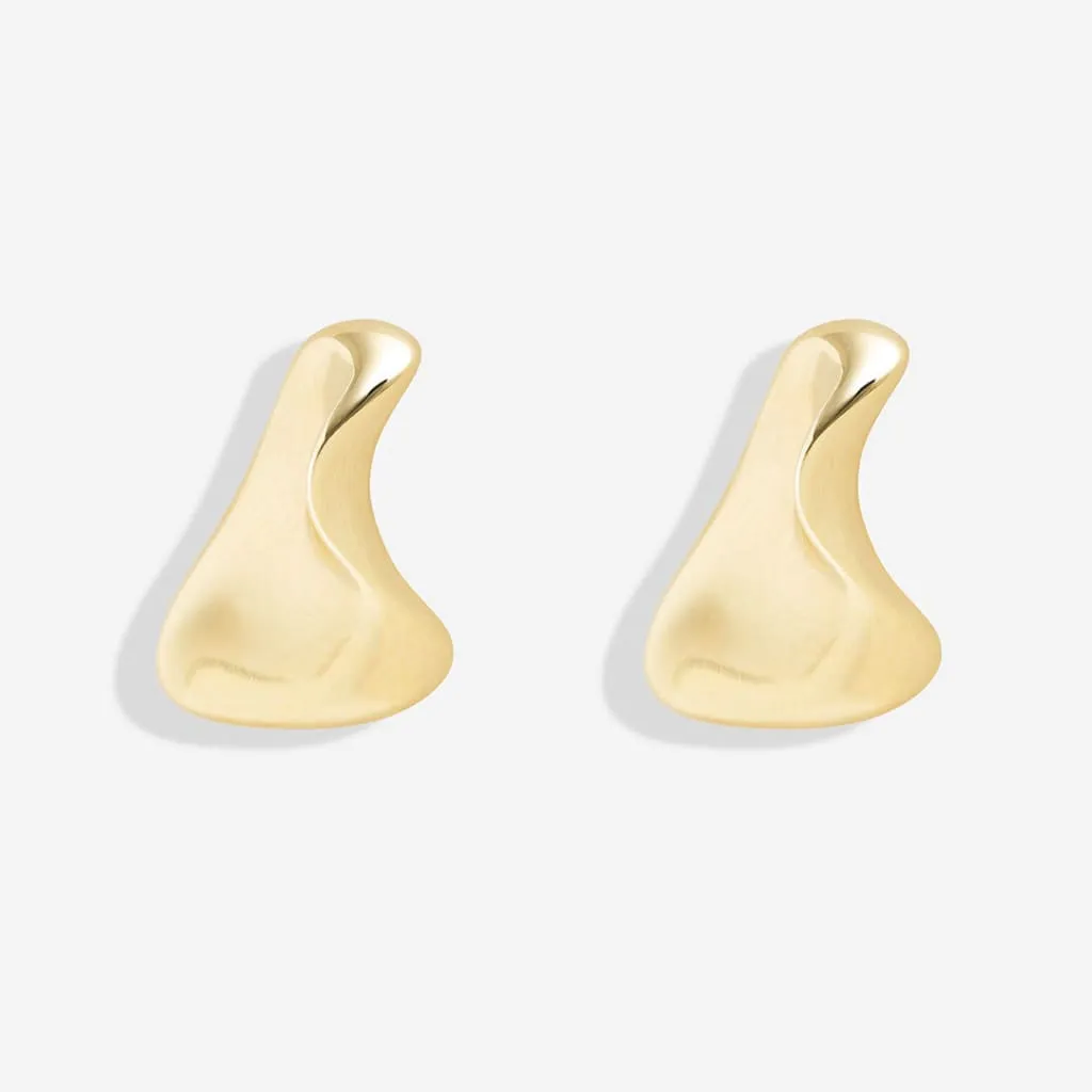 Golden Nugget Earrings | 9ct Gold