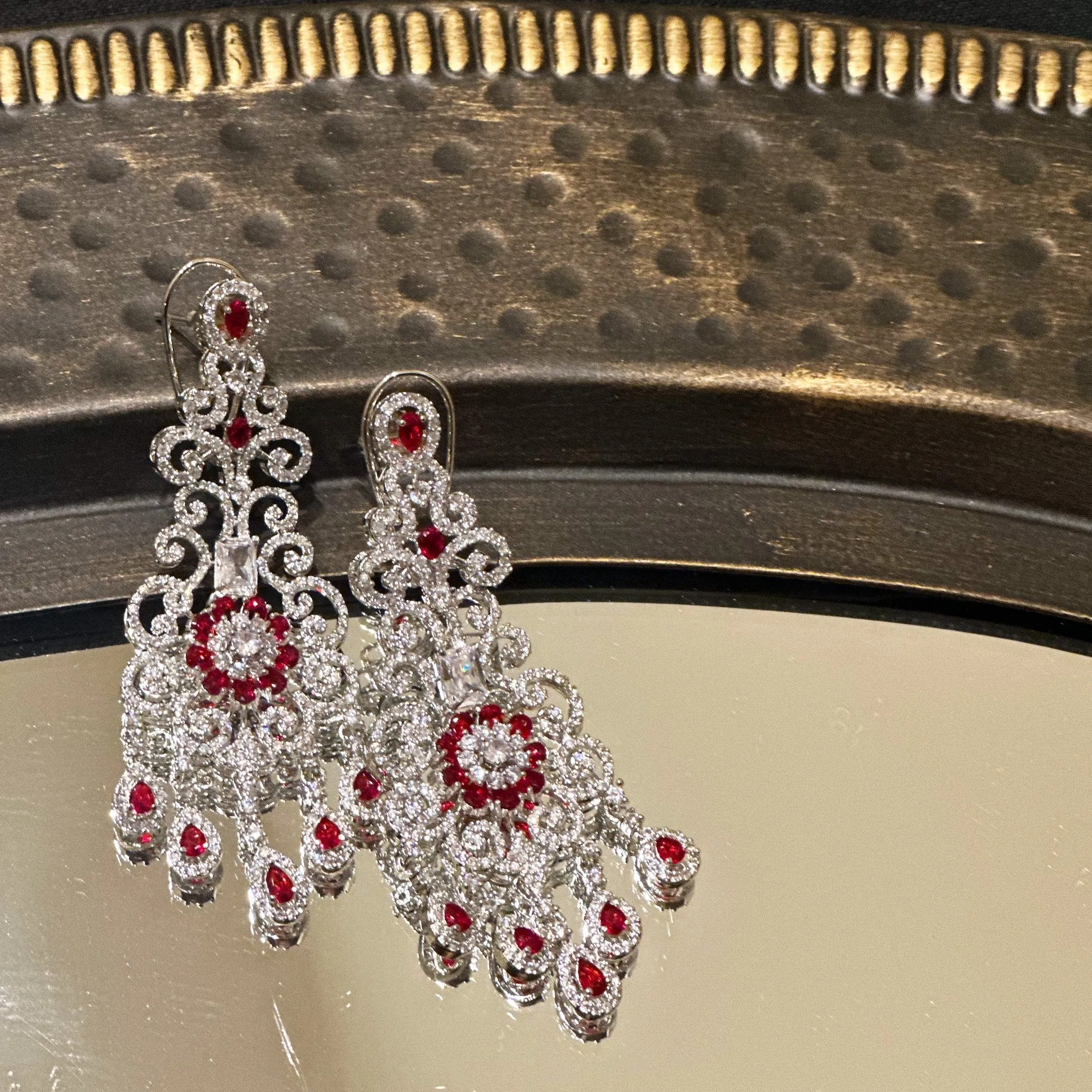 Hailey American Diamond Earrings