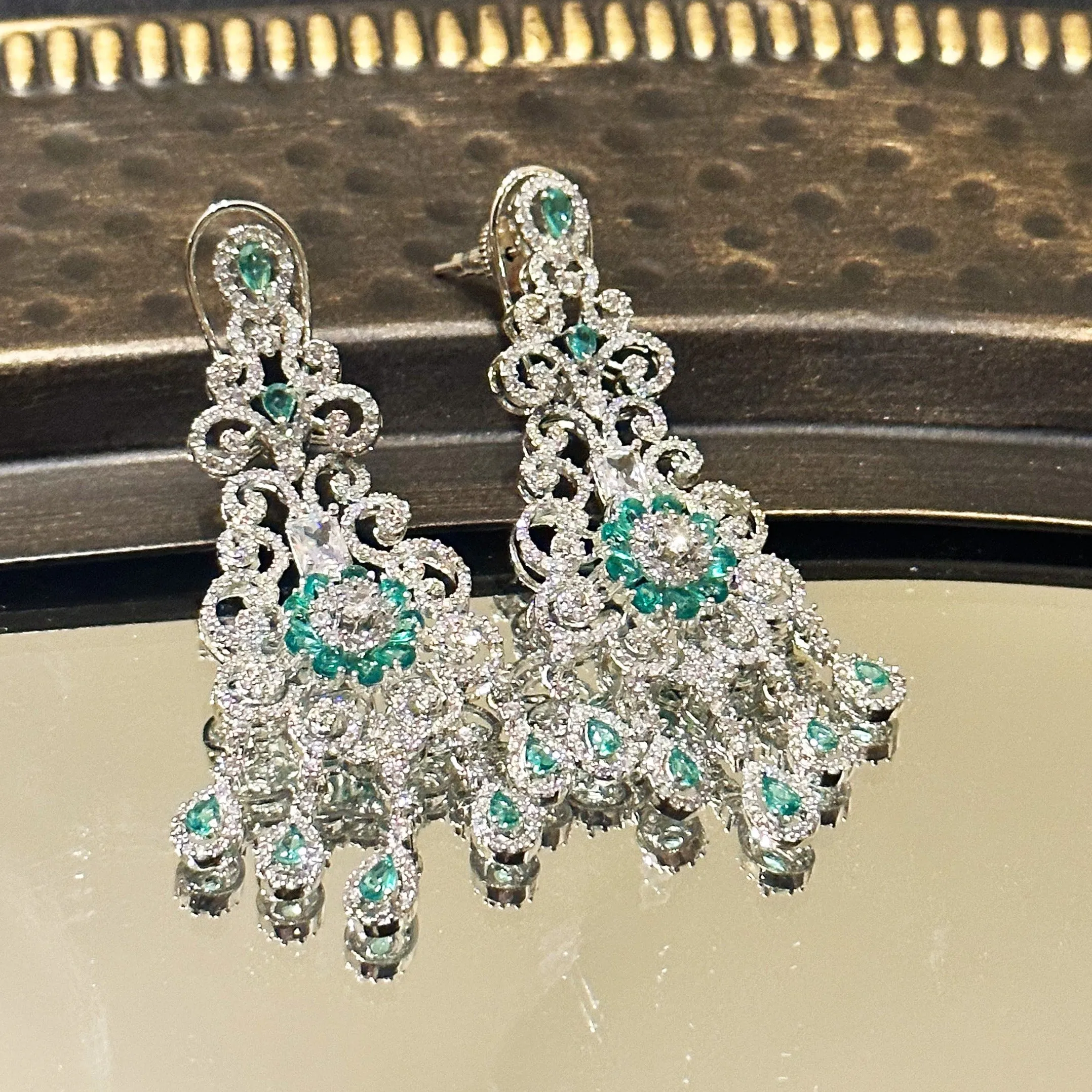 Hailey American Diamond Earrings