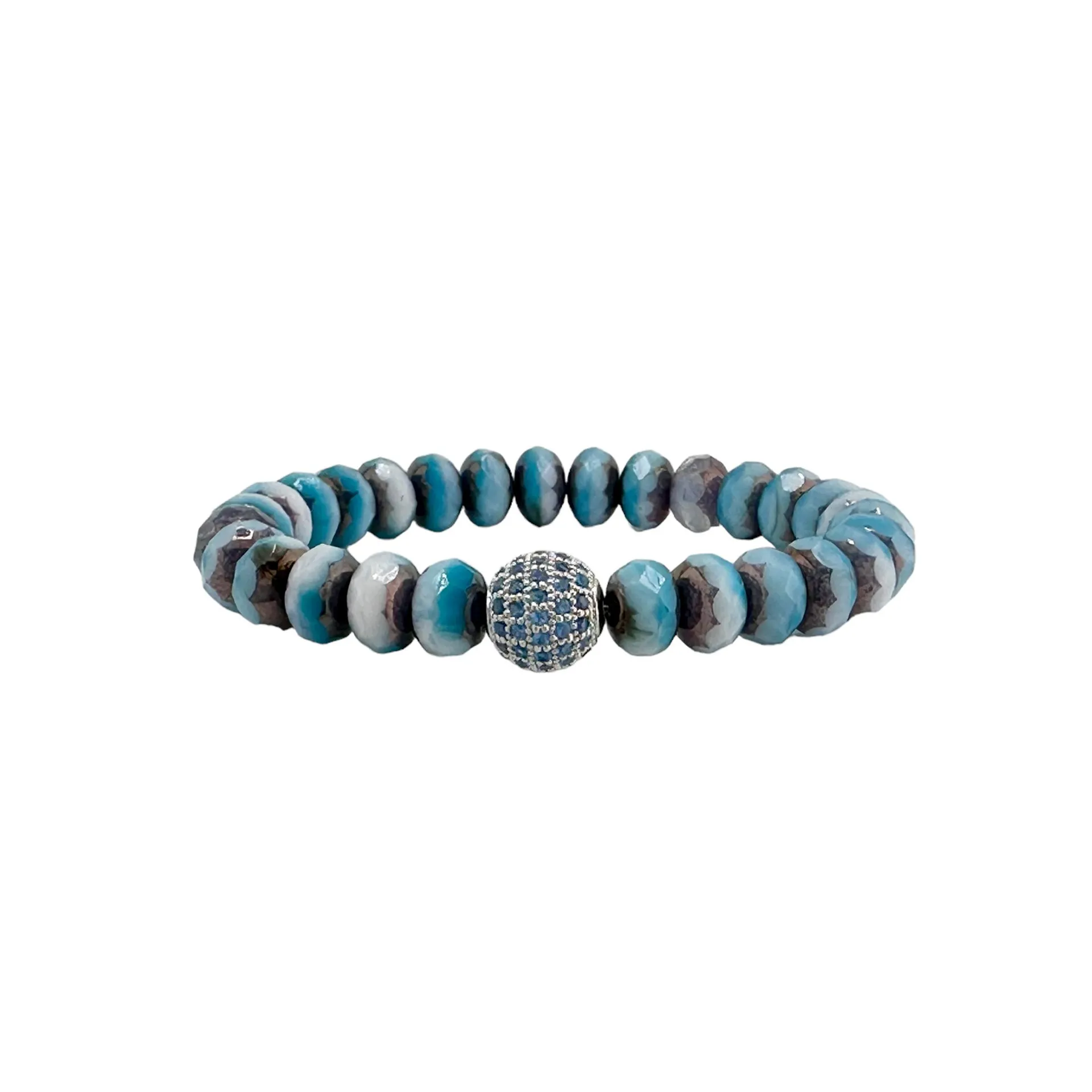 Hailey Initial Heart Stack of Bracelets
