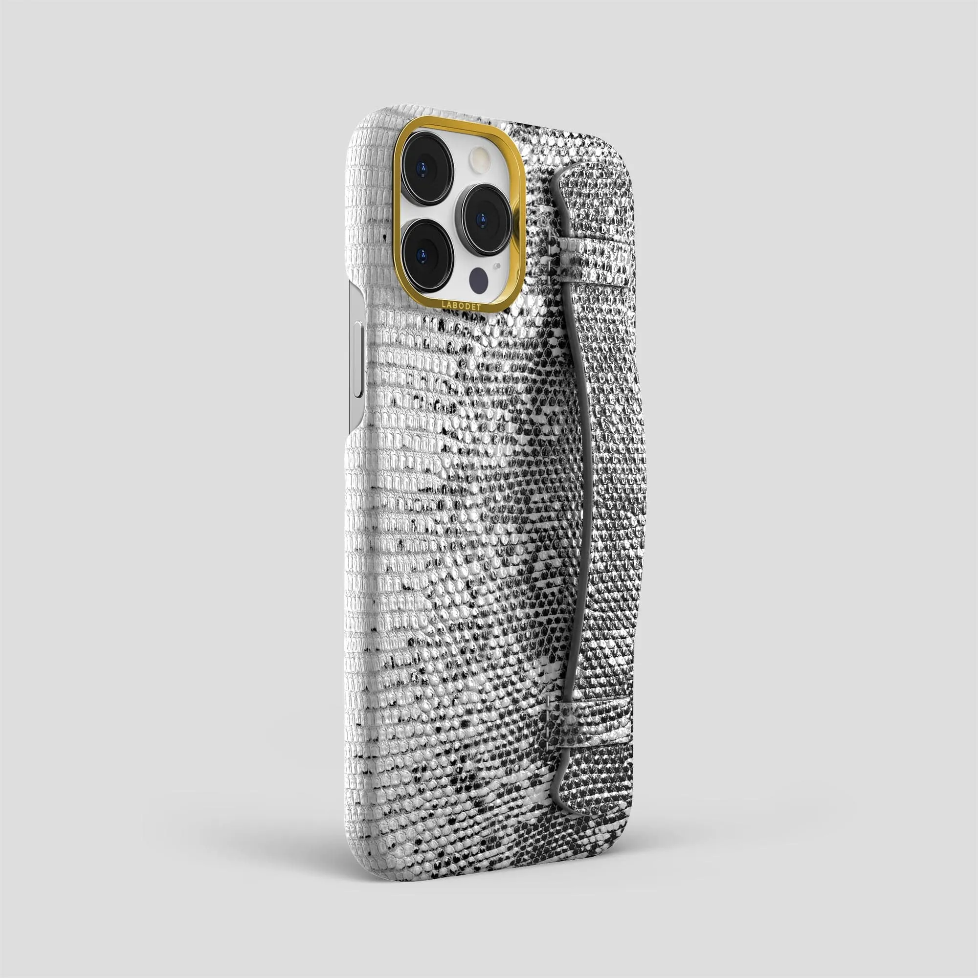 Handle Case For iPhone 15 Pro Max In Himalayan Lizard