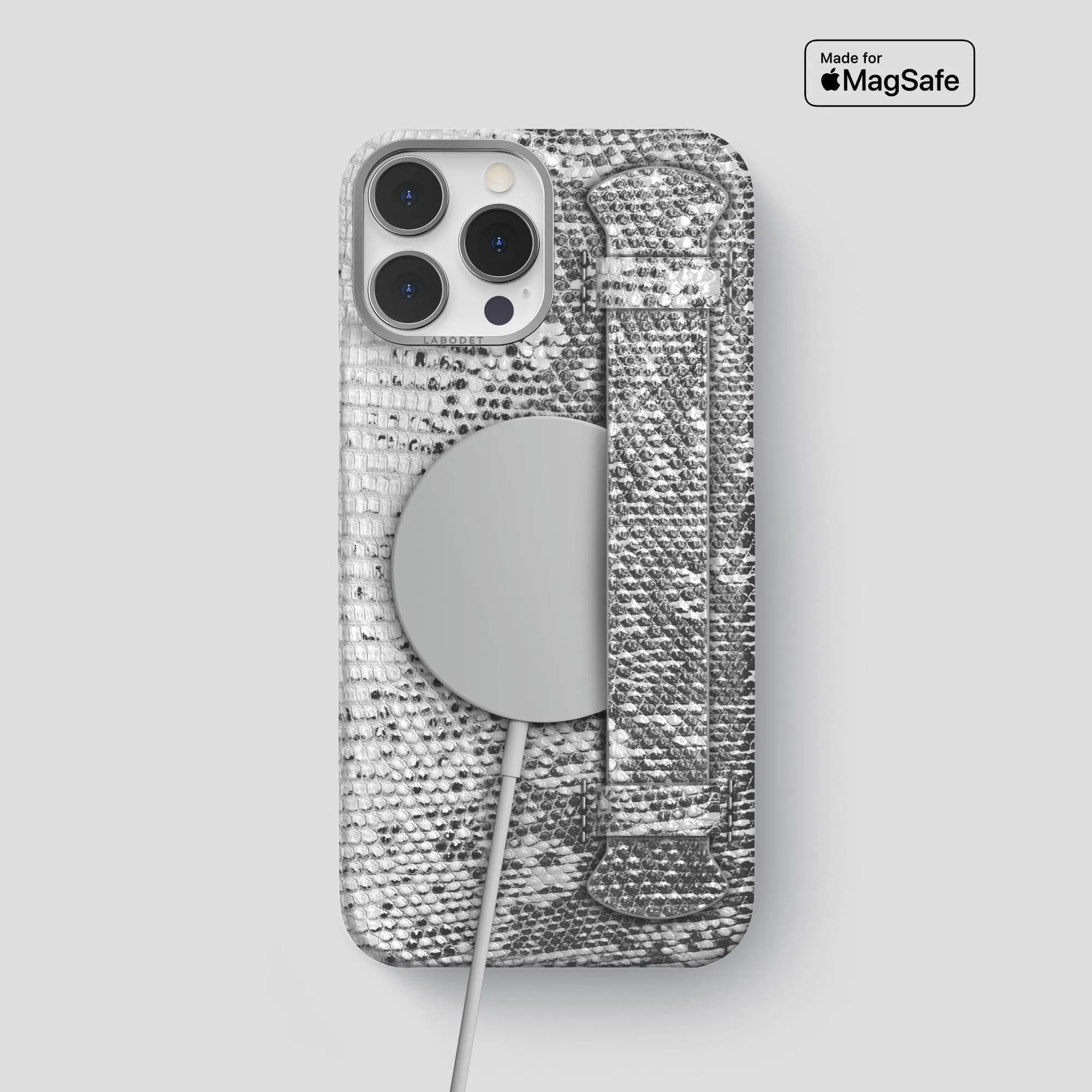 Handle Case For iPhone 15 Pro Max In Himalayan Lizard