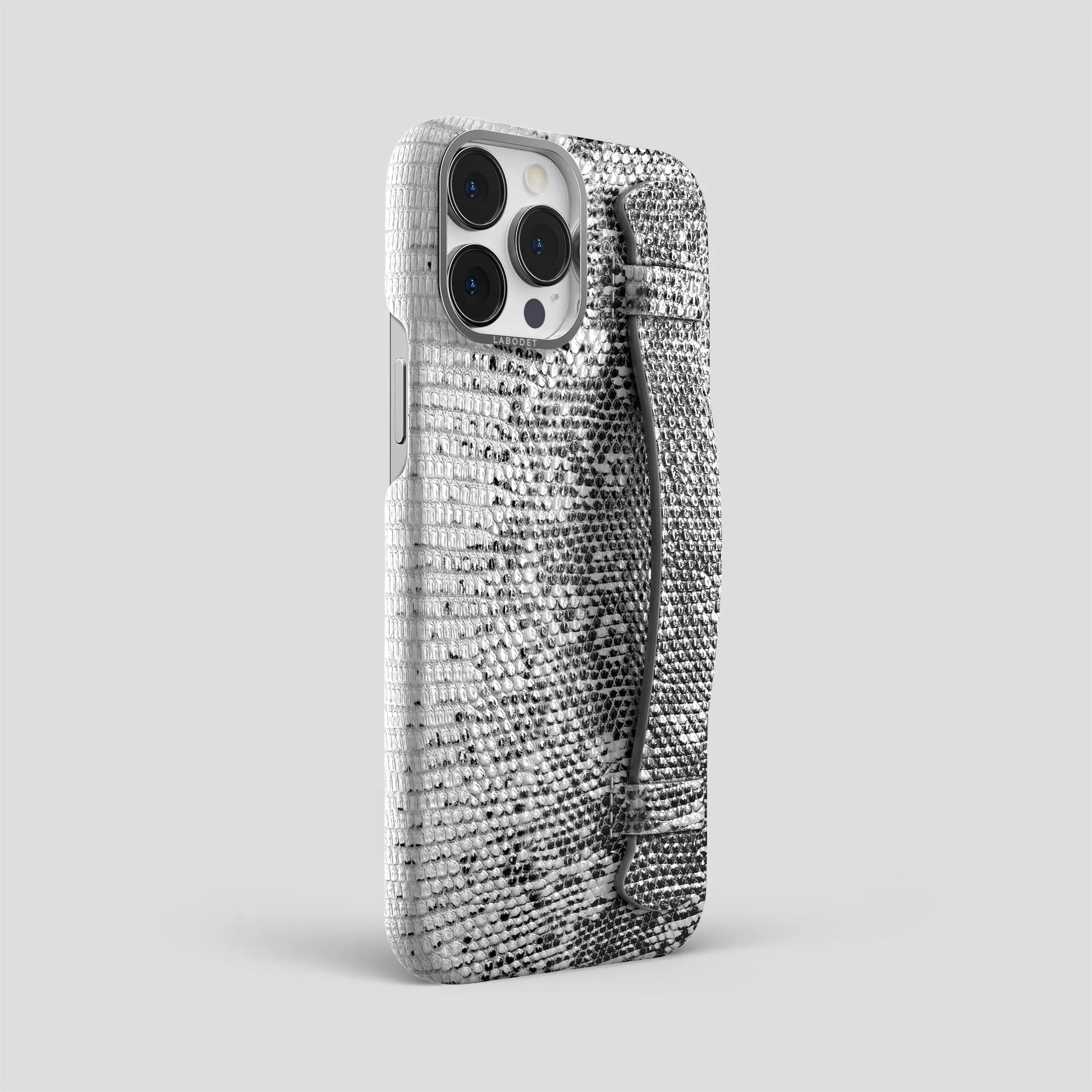 Handle Case For iPhone 15 Pro Max In Himalayan Lizard