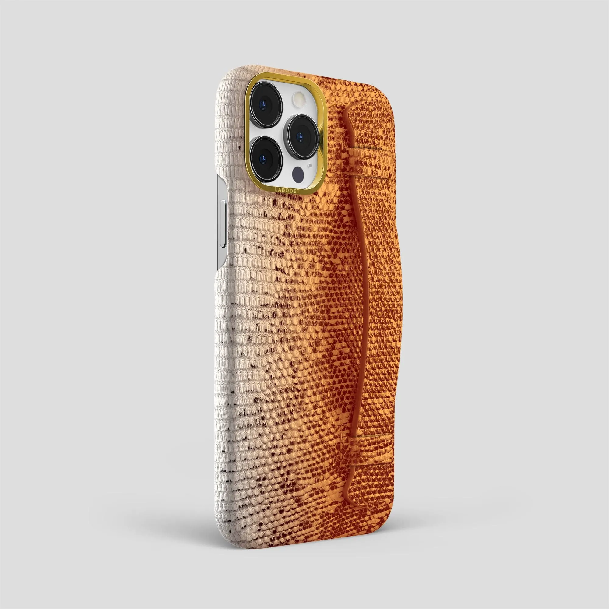 Handle Case For iPhone 15 Pro Max In Himalayan Lizard