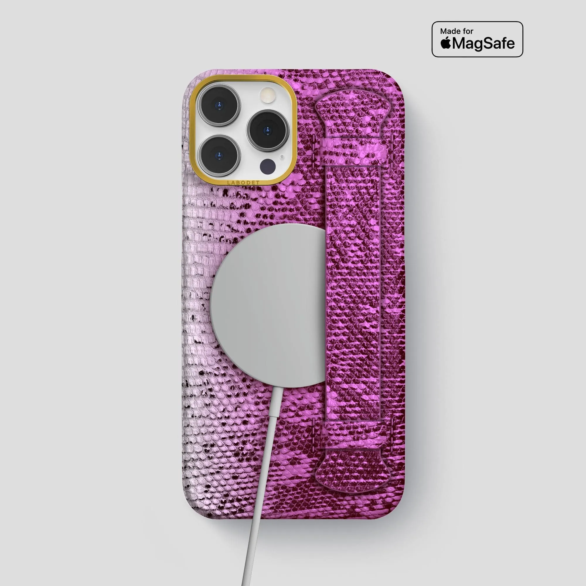 Handle Case For iPhone 15 Pro Max In Himalayan Lizard