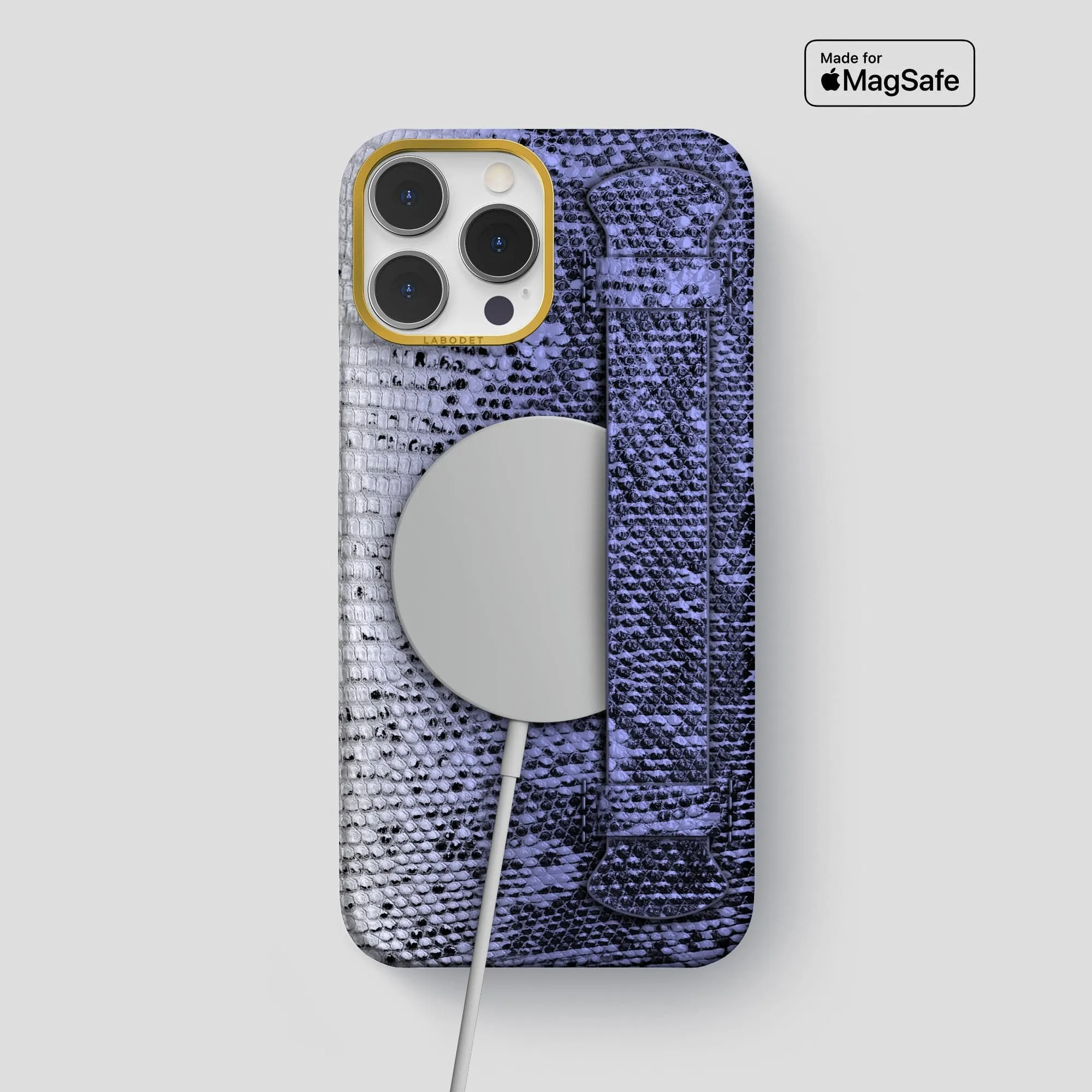 Handle Case For iPhone 15 Pro Max In Himalayan Lizard