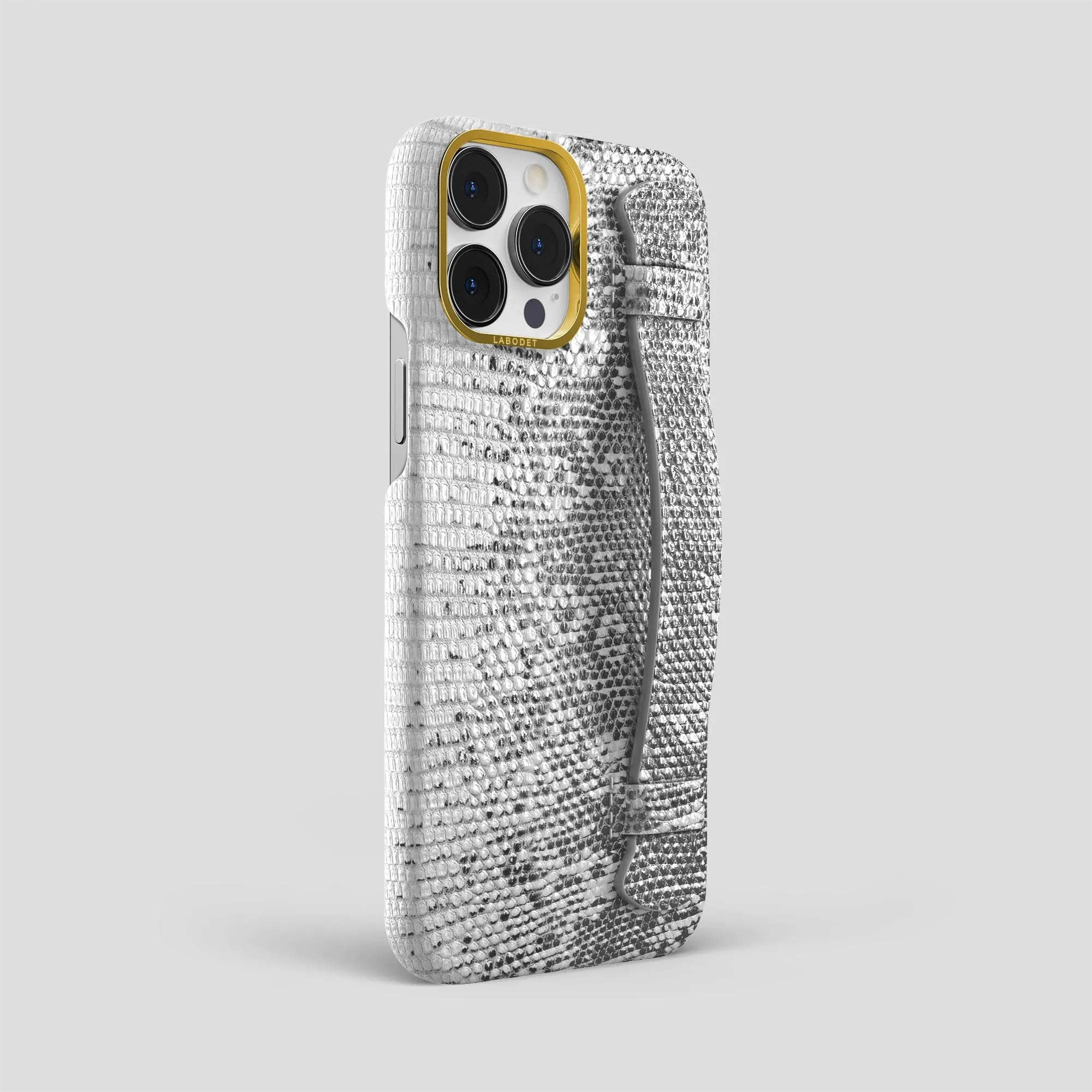Handle Case For iPhone 15 Pro Max In Himalayan Lizard