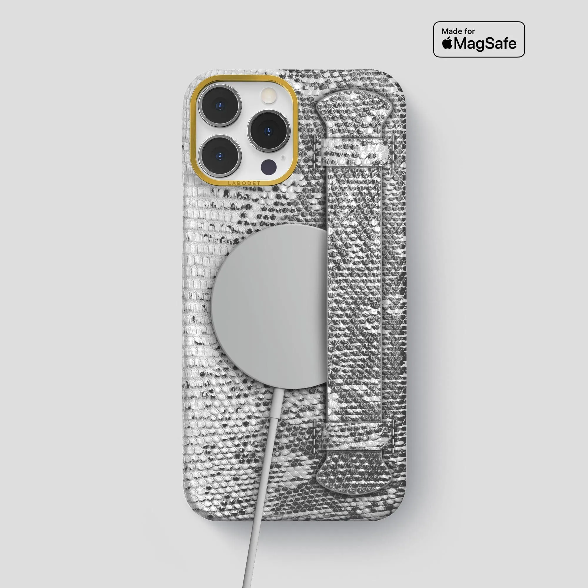 Handle Case For iPhone 15 Pro Max In Himalayan Lizard