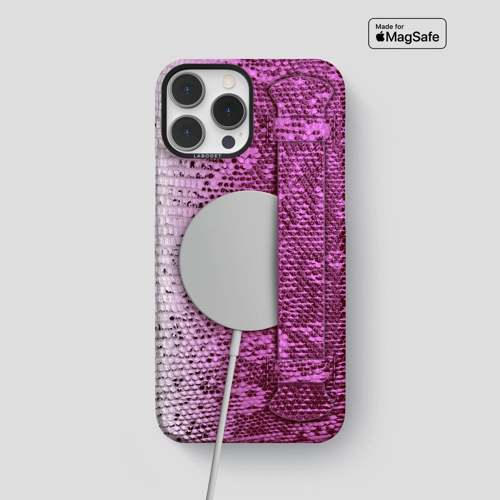Handle Case For iPhone 15 Pro Max In Himalayan Lizard