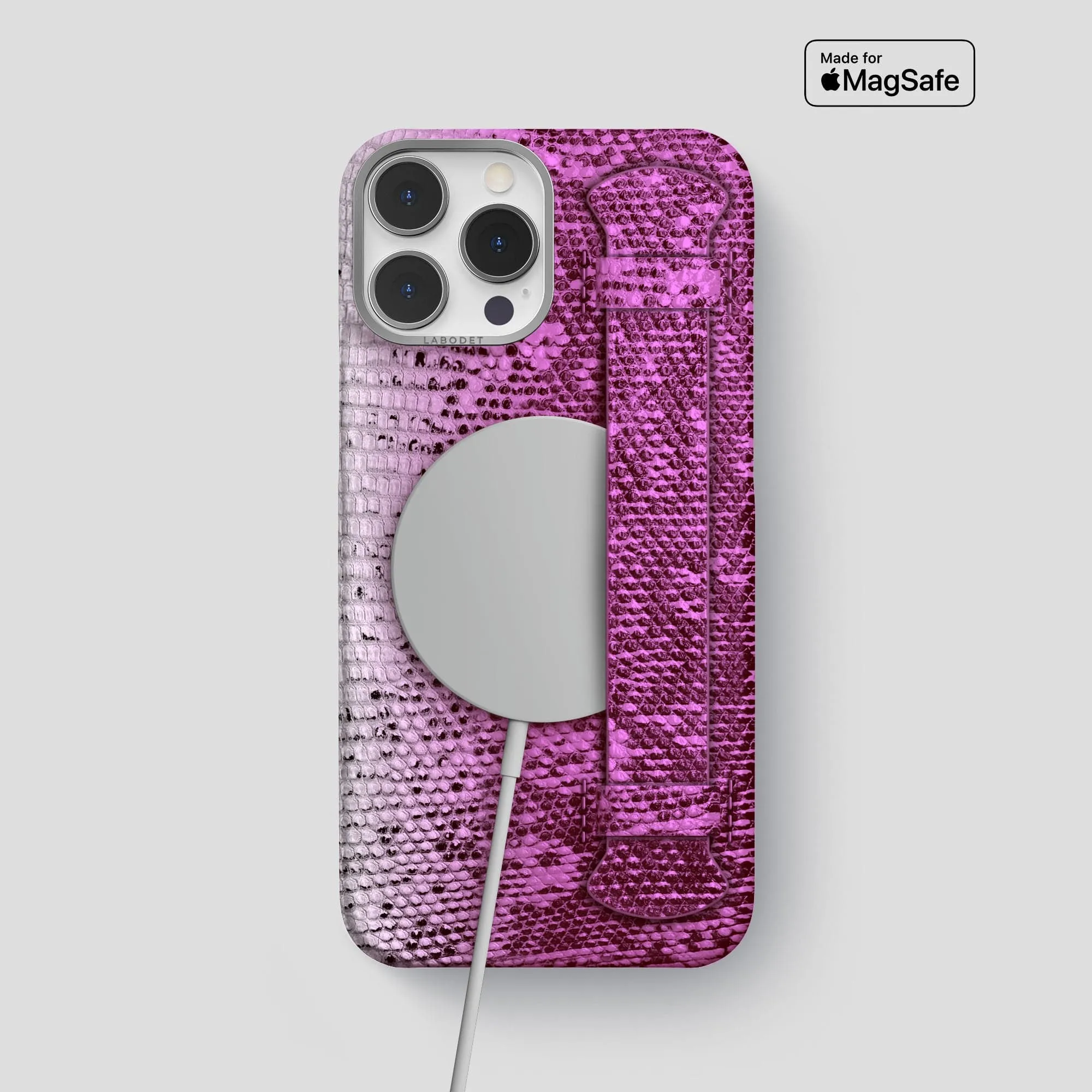 Handle Case For iPhone 15 Pro Max In Himalayan Lizard