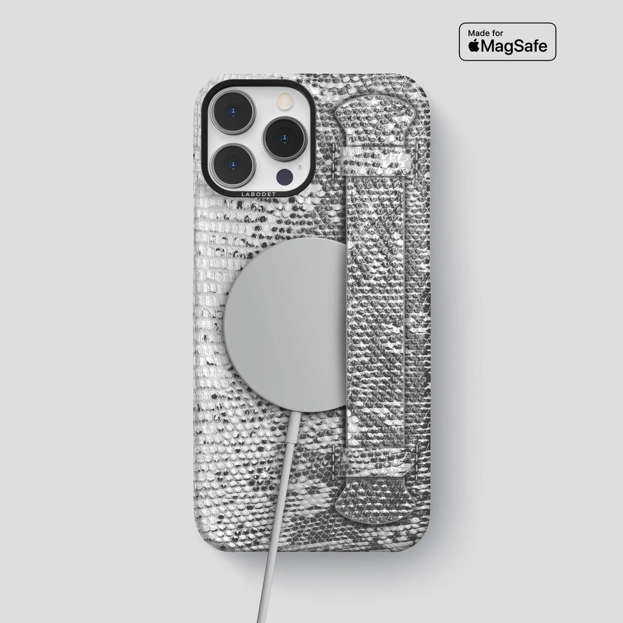 Handle Case For iPhone 15 Pro Max In Himalayan Lizard