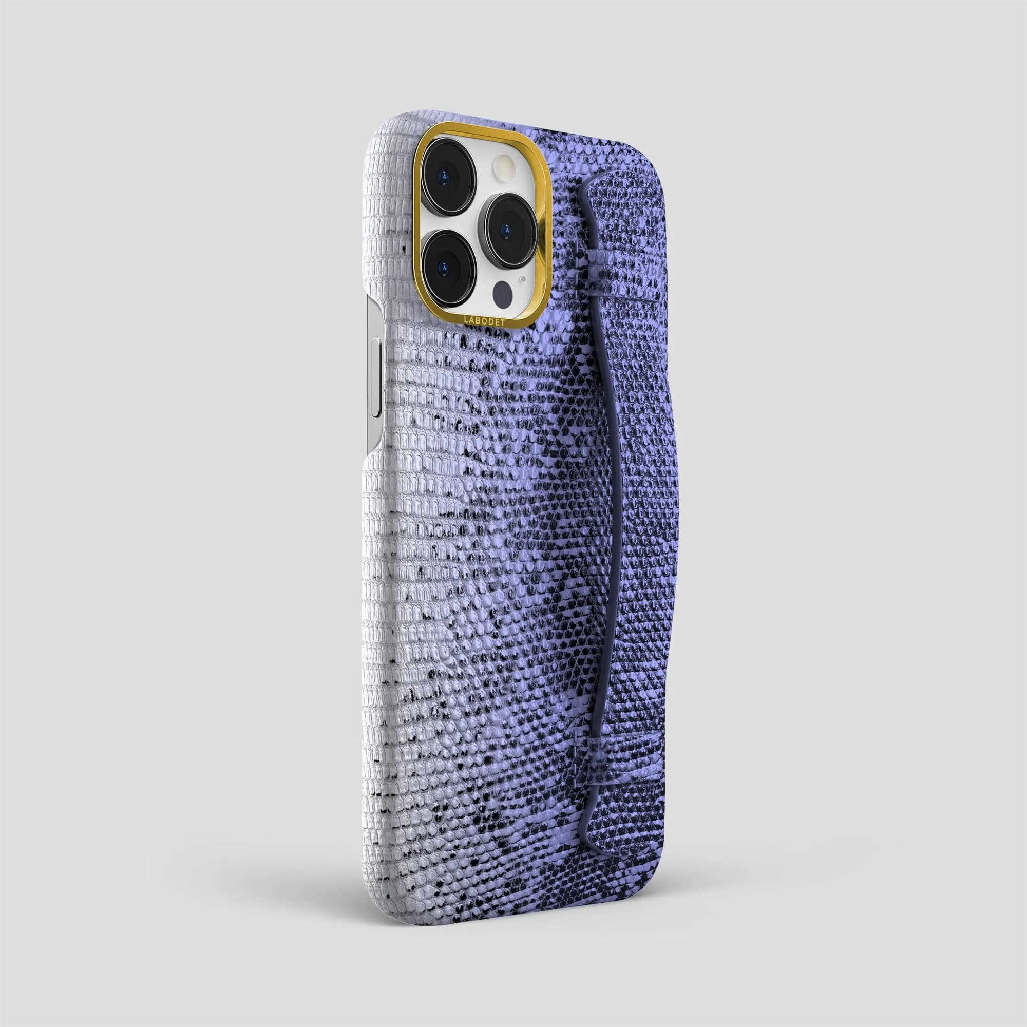Handle Case For iPhone 15 Pro Max In Himalayan Lizard