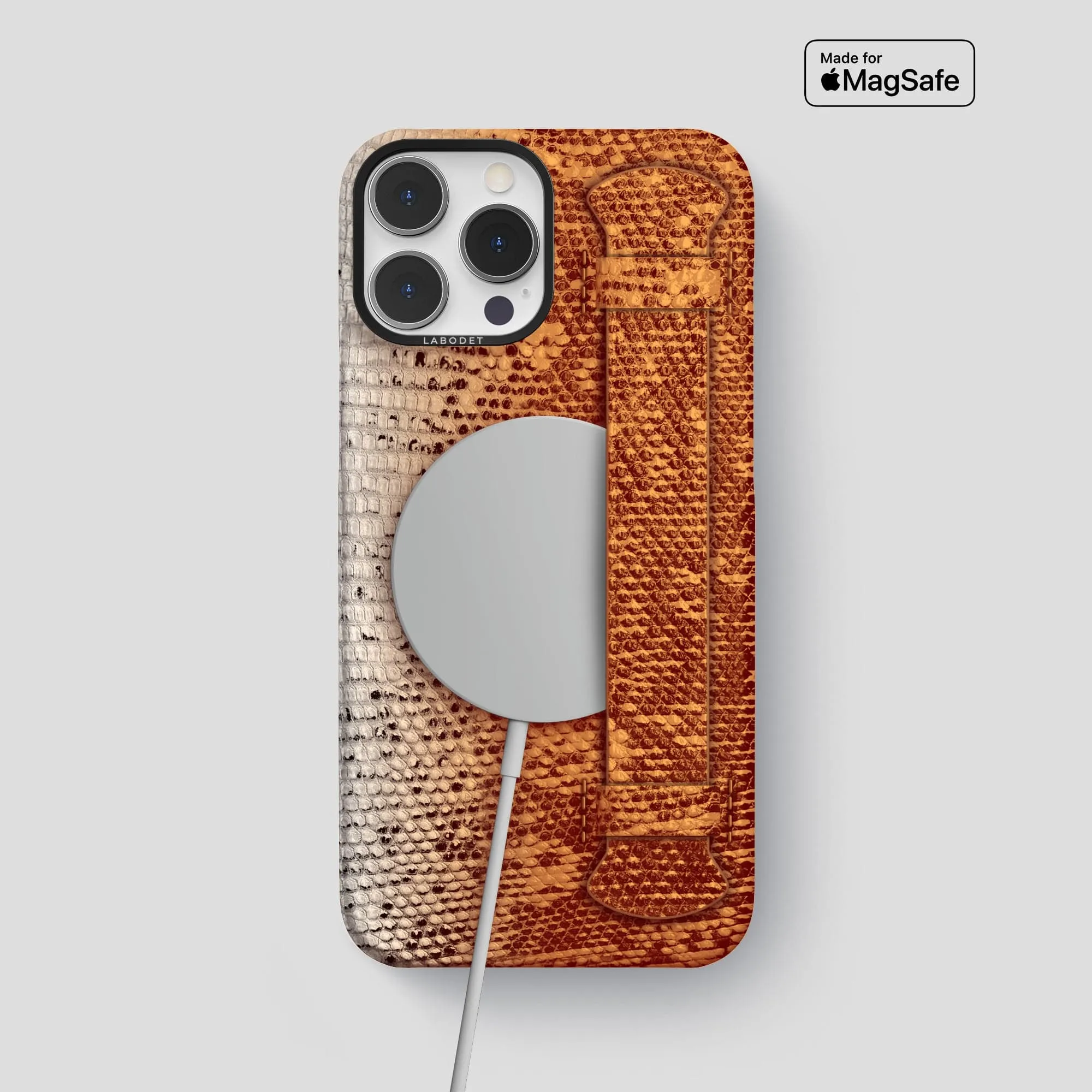 Handle Case For iPhone 15 Pro Max In Himalayan Lizard