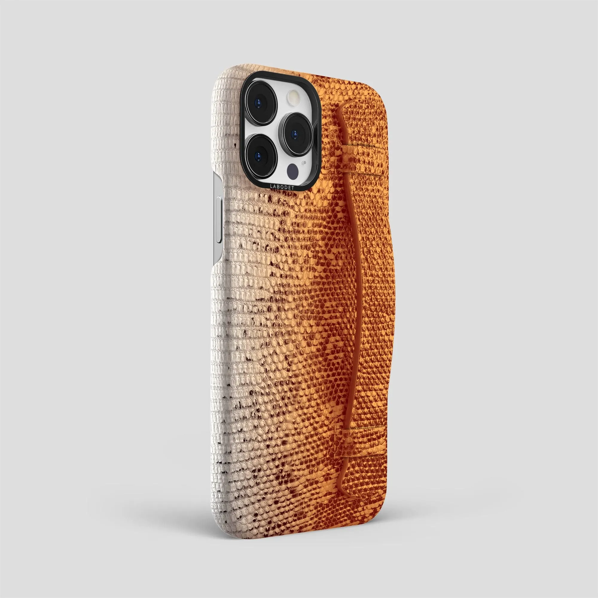 Handle Case For iPhone 15 Pro Max In Himalayan Lizard