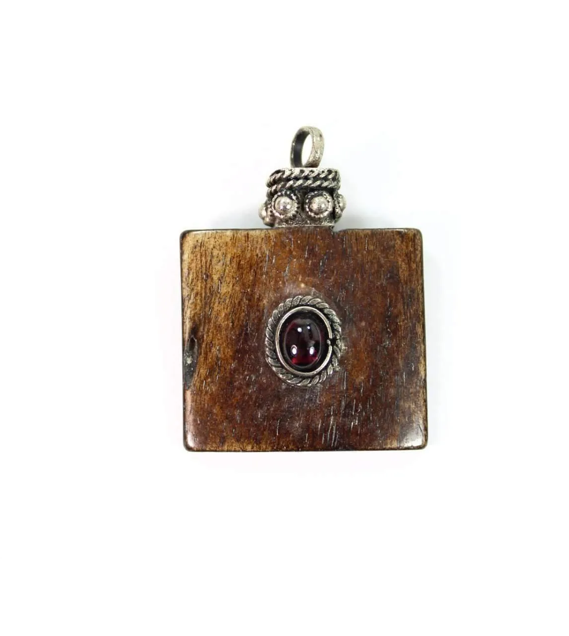 Horn & Stone Tribal Pendant Necklace