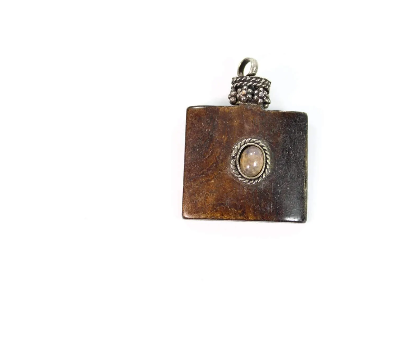 Horn & Stone Tribal Pendant Necklace