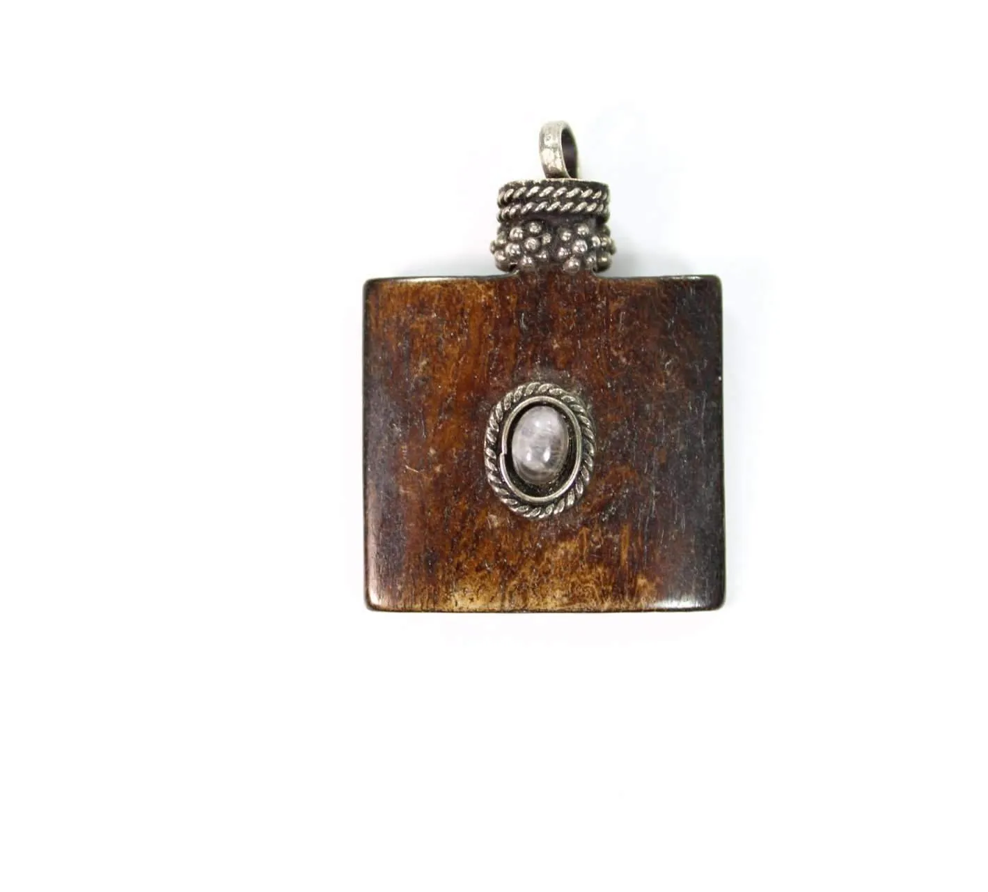 Horn & Stone Tribal Pendant Necklace
