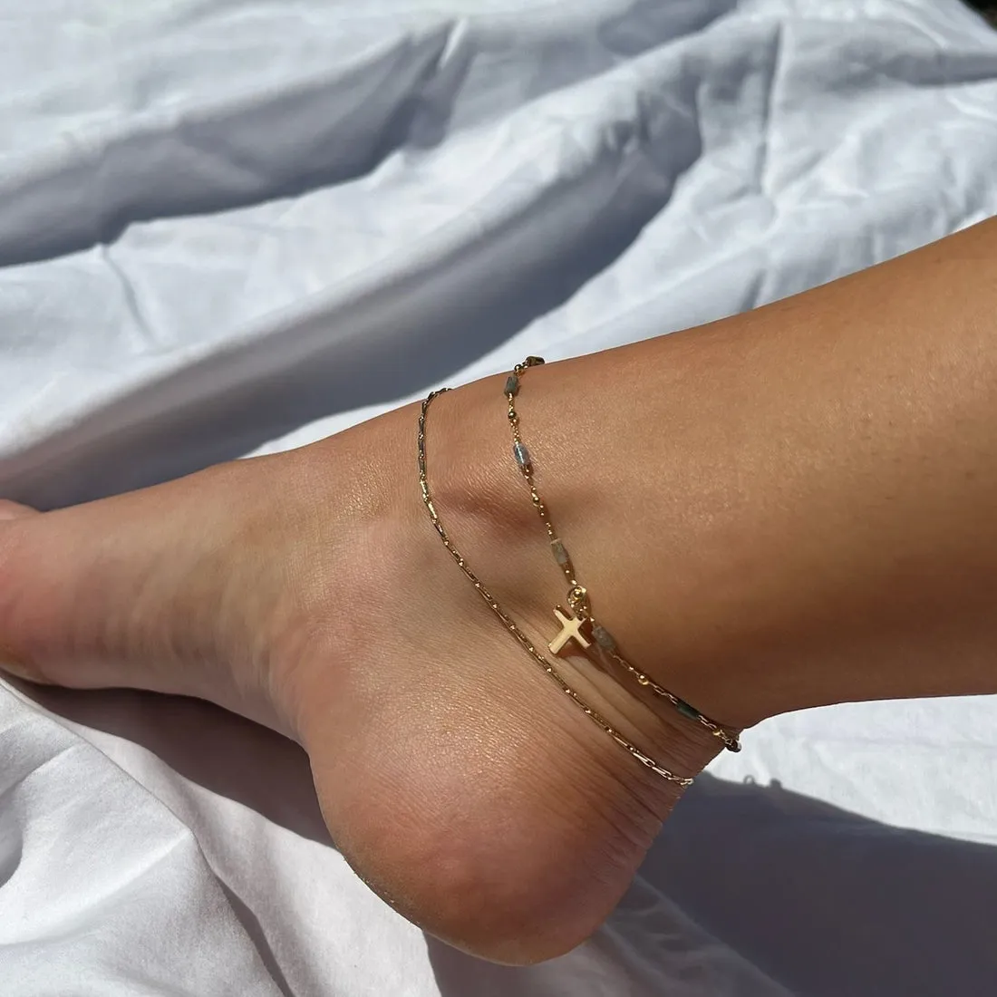 HOUSE OF AU. ORA Golden Hour Anklet