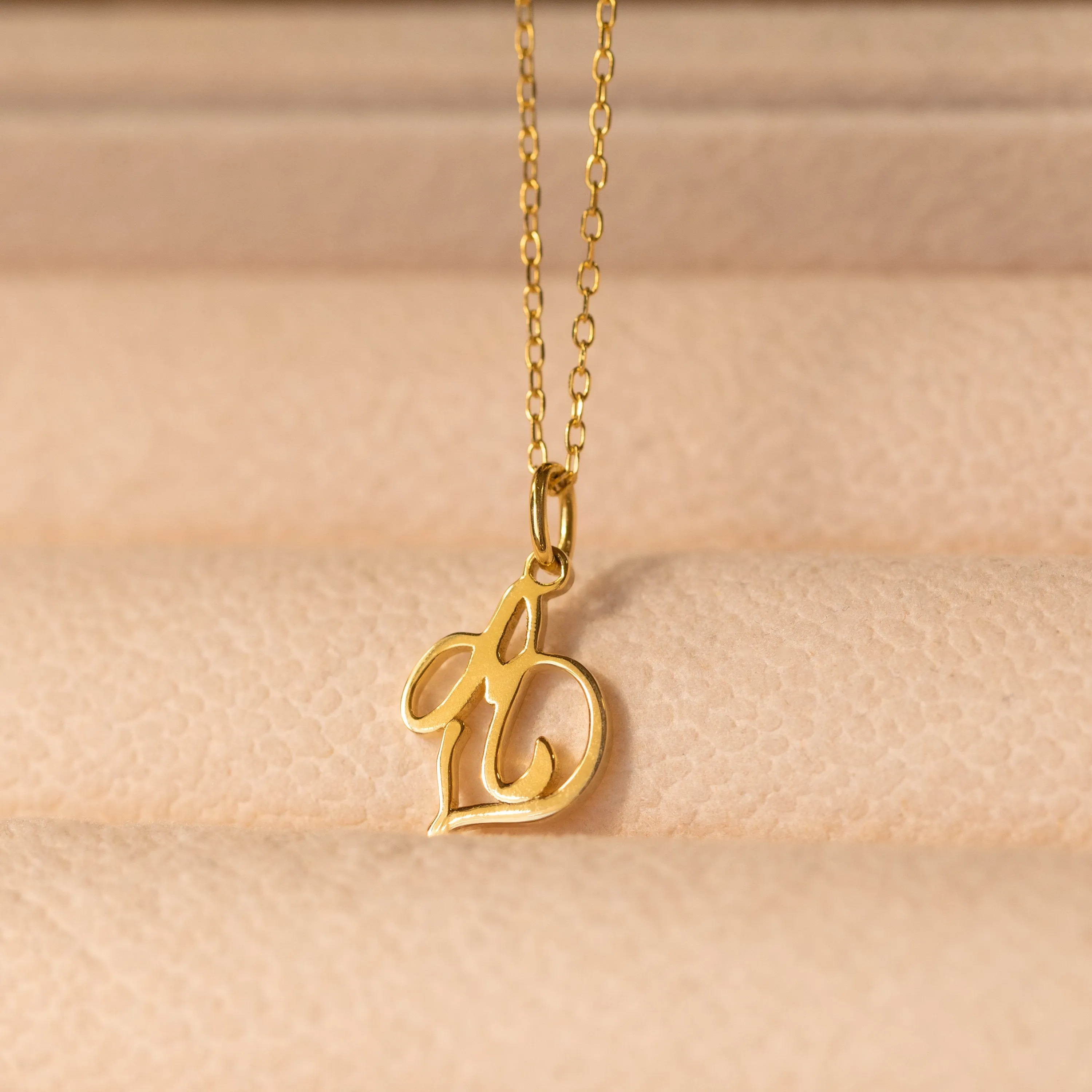 Initial Heart Necklace