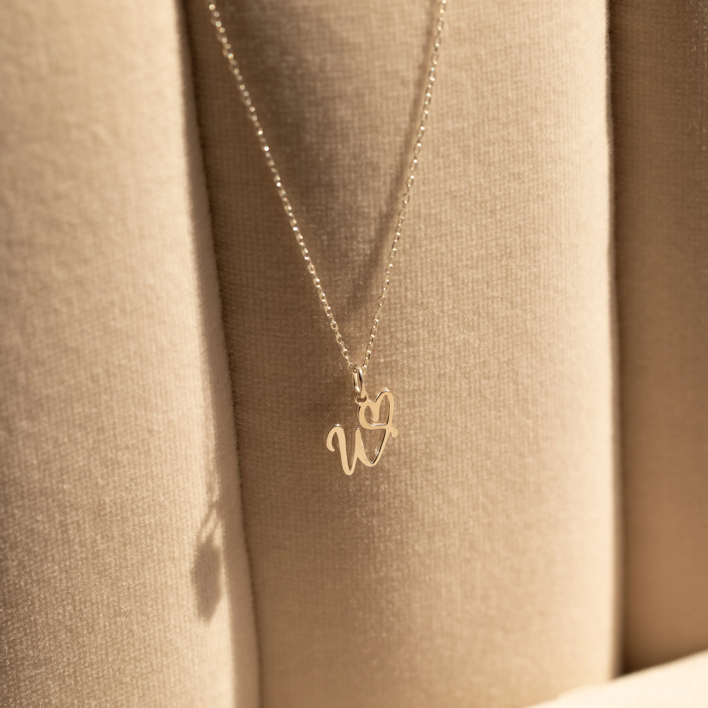 Initial Heart Necklace