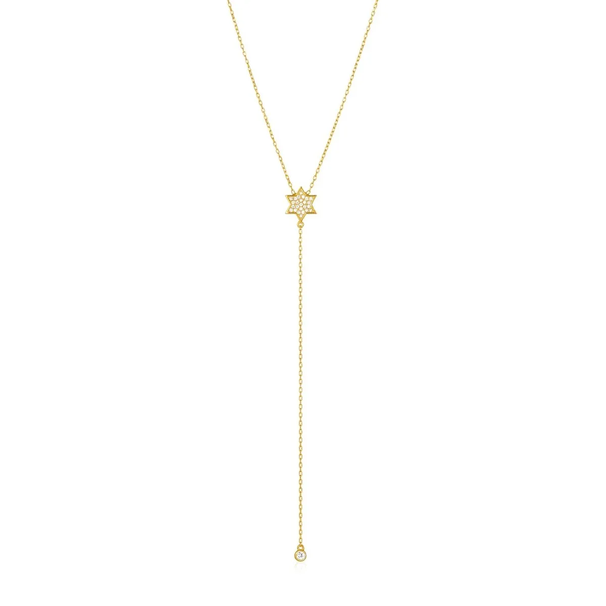Jewish Jewelry Lariat Style Necklace