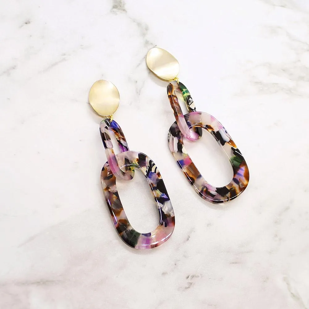 Joss Modern Link Earrings