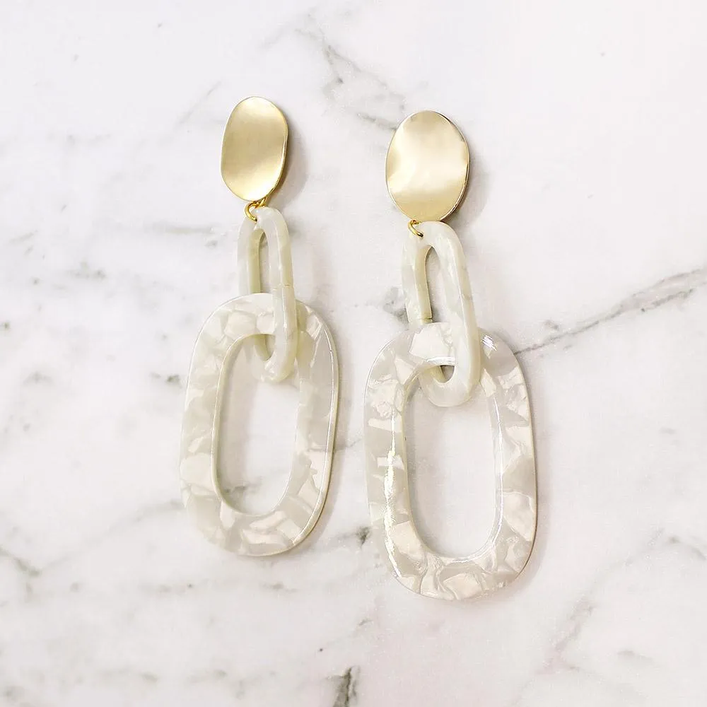 Joss Modern Link Earrings