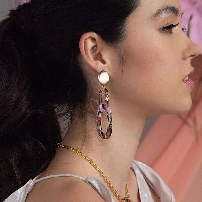 Joss Modern Link Earrings