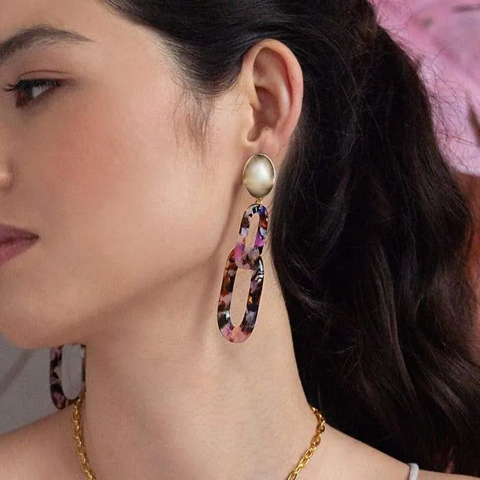 Joss Modern Link Earrings