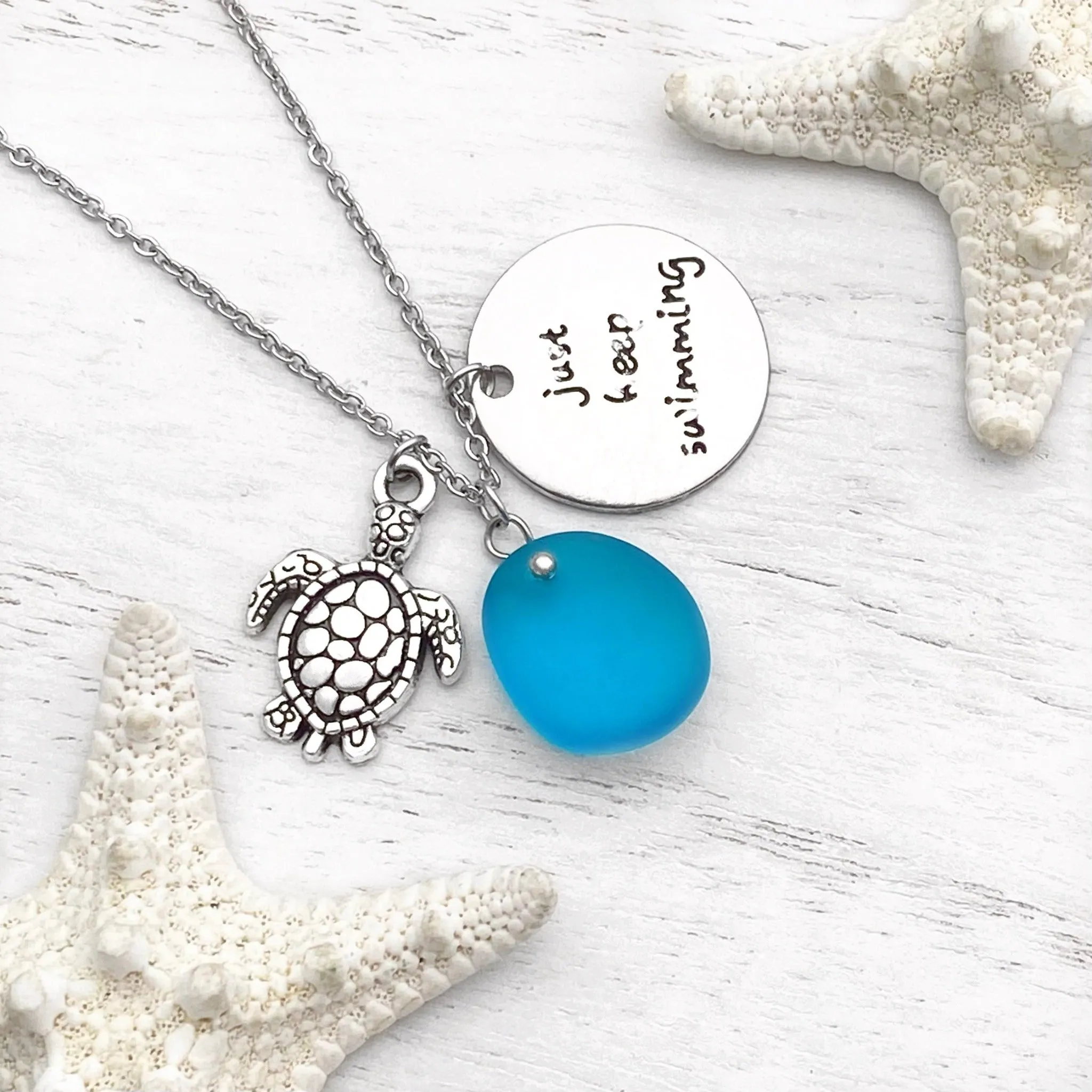 Just Keep Swimming Necklace