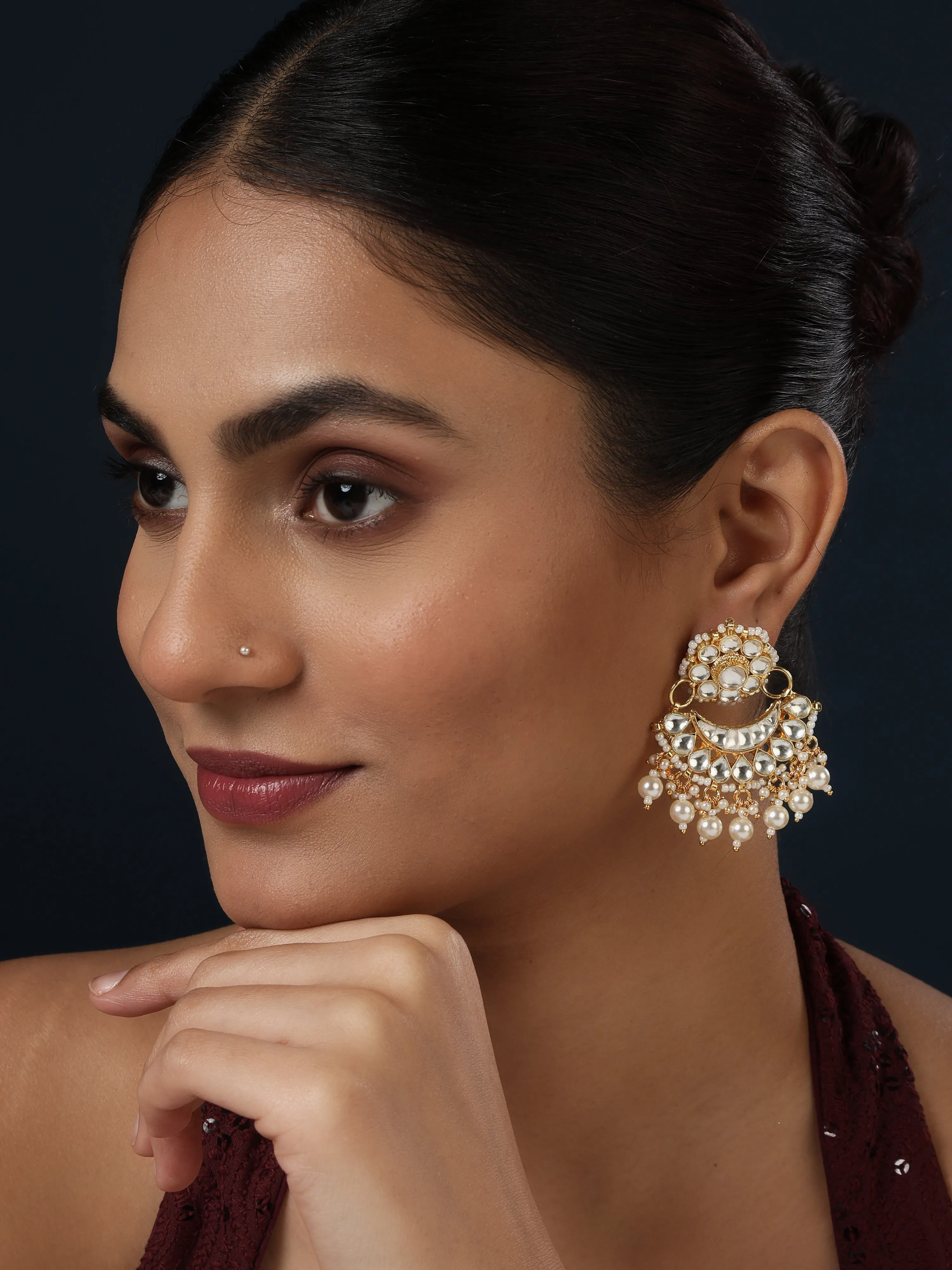 Kundan Polki Earrings