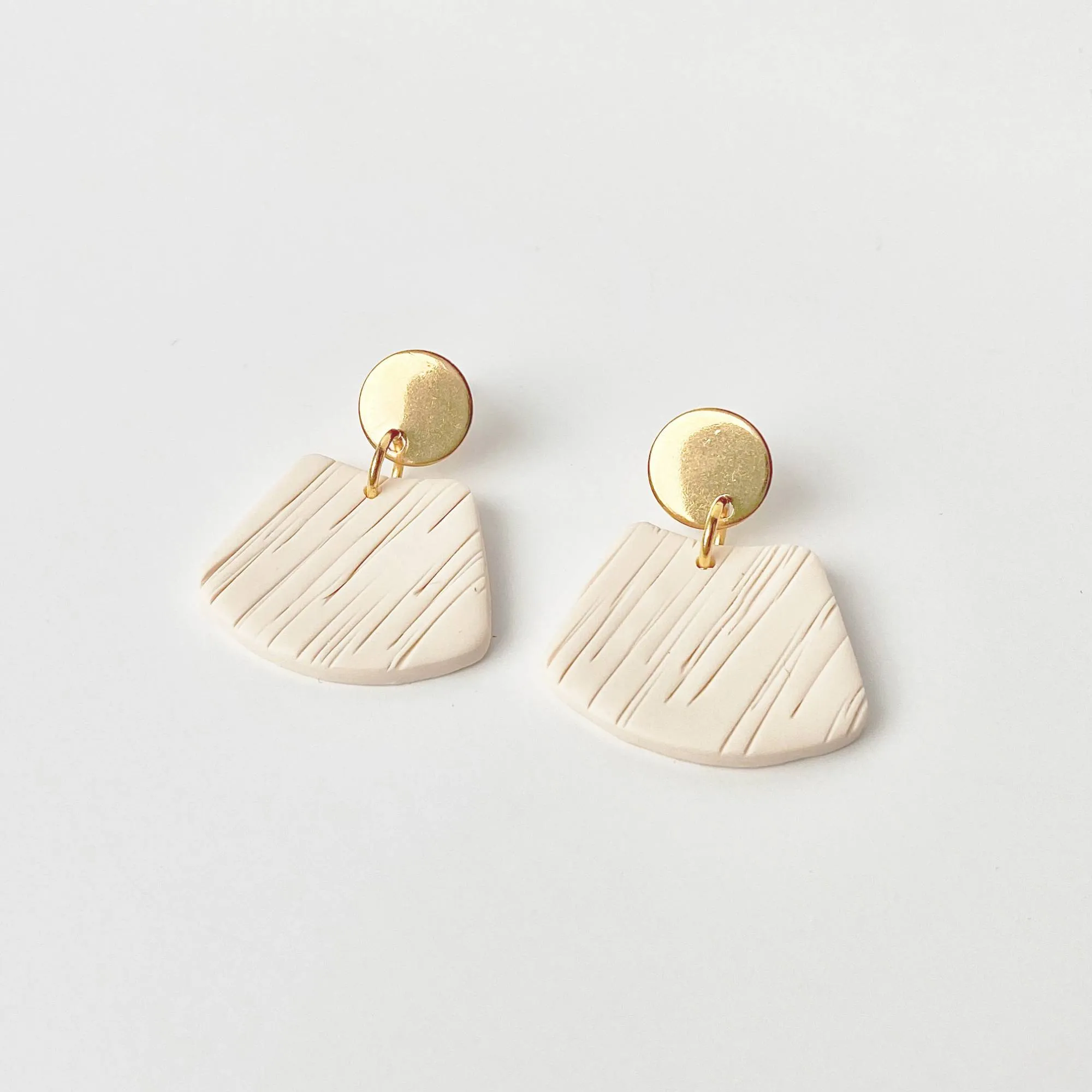 LAUREN earrings in beige
