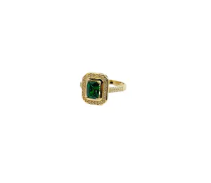 Lesotho Jewellery 14k Gold Ring for Women - 3.22 Grams, Size -O